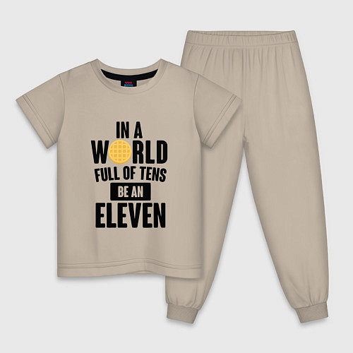 Детская пижама Be A Eleven / Миндальный – фото 1
