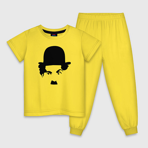 Детская пижама Чарли Чаплин / Желтый – фото 1