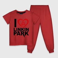 Детская пижама I love Linkin Park