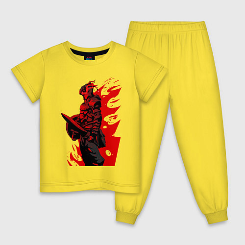 Детская пижама Убийца гоблинов / Желтый – фото 1
