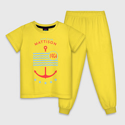 Детская пижама MATTISON яхт-клуб