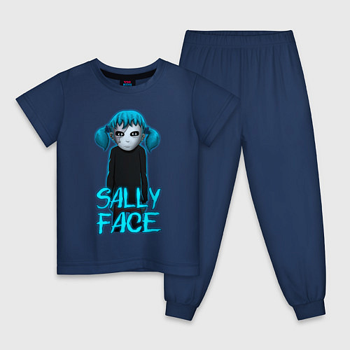 Детская пижама Sally Face / Тёмно-синий – фото 1