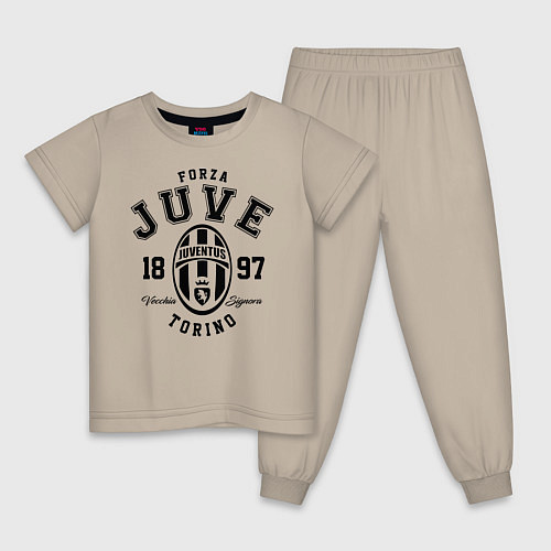 Детская пижама Forza Juve 1897: Torino / Миндальный – фото 1