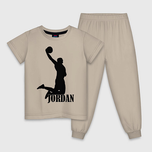 Детская пижама Jordan Basketball / Миндальный – фото 1