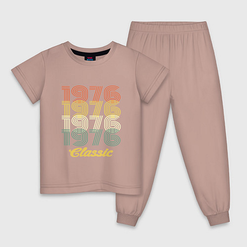 Детская пижама 1976 Classic / Пыльно-розовый – фото 1
