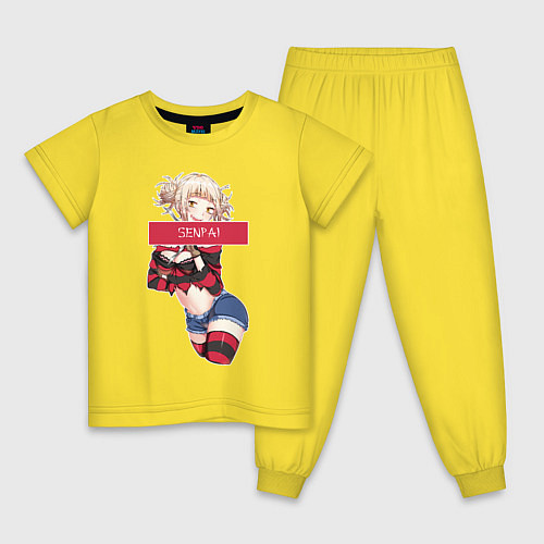 Детская пижама Senpai / Желтый – фото 1