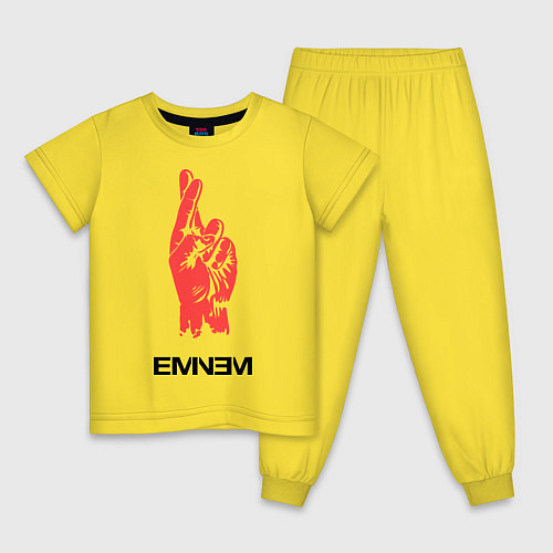 Детская пижама Eminem Hand / Желтый – фото 1