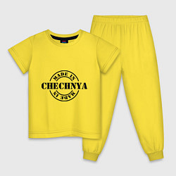 Пижама хлопковая детская Made in Chechnya, цвет: желтый
