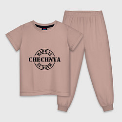 Пижама хлопковая детская Made in Chechnya, цвет: пыльно-розовый