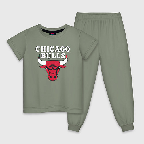 Детская пижама CHICAGO BULLS / Авокадо – фото 1