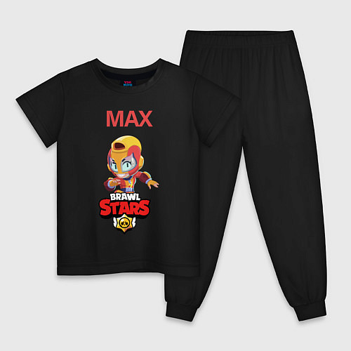 Детская пижама BRAWL STARS MAX / Черный – фото 1