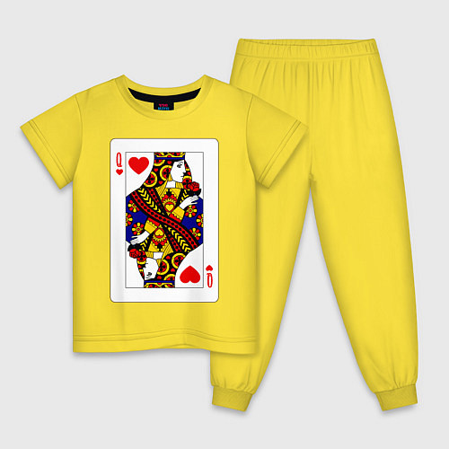 Детская пижама Королева / Желтый – фото 1
