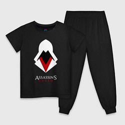 Пижама хлопковая детская ASSASSIN'S CREED, цвет: черный