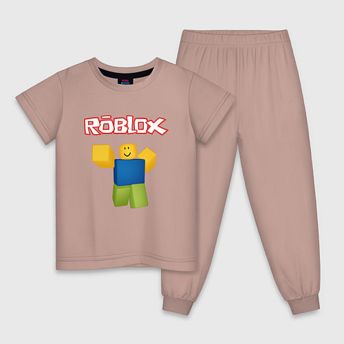 Детская пижама ROBLOX / Пыльно-розовый – фото 1