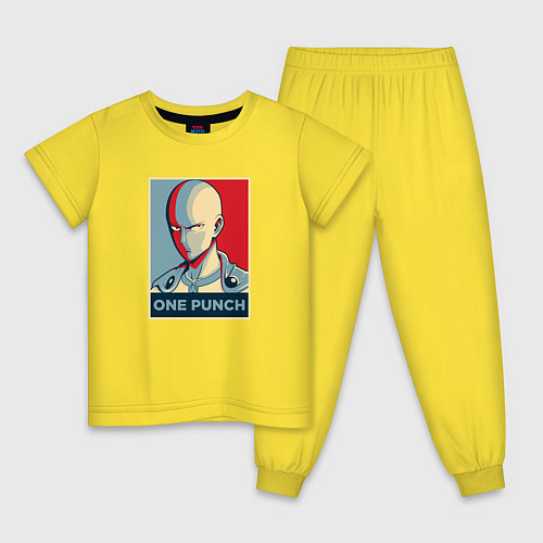 Детская пижама ONE-PUNCH MAN / Желтый – фото 1