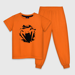 Пижама хлопковая детская VENUM цвета оранжевый — фото 1