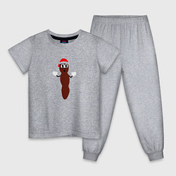 Пижама хлопковая детская South Park Мистер Хэнки, цвет: меланж