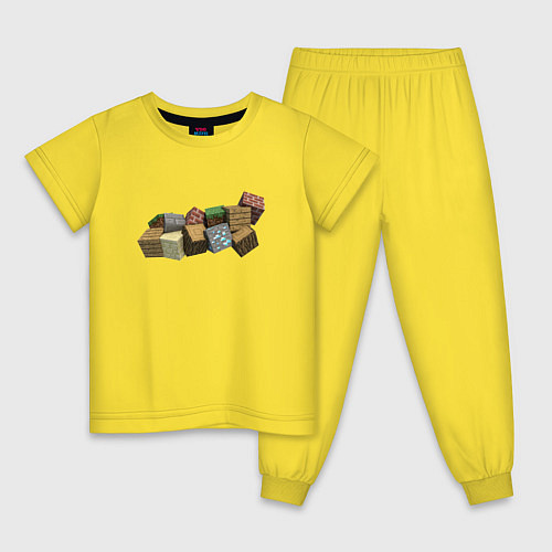 Детская пижама Minecraft / Желтый – фото 1