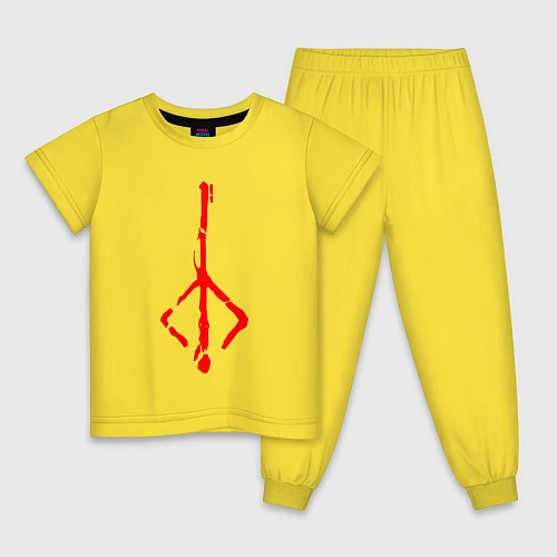 Детская пижама Bloodborne / Желтый – фото 1