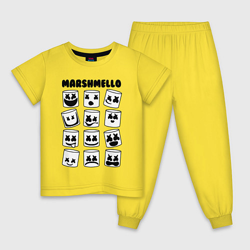 Детская пижама FORTNITE x MARSHMELLO / Желтый – фото 1