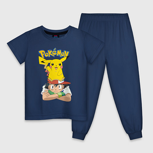 Детская пижама Pokemon / Тёмно-синий – фото 1