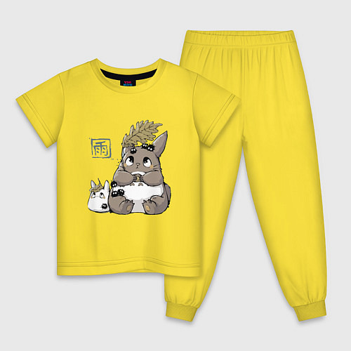 Детская пижама Тоторо / Желтый – фото 1
