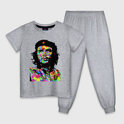 Пижама хлопковая детская Che, цвет: меланж