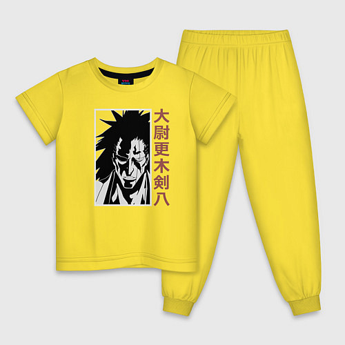 Детская пижама Кенпачи Зараки / Желтый – фото 1