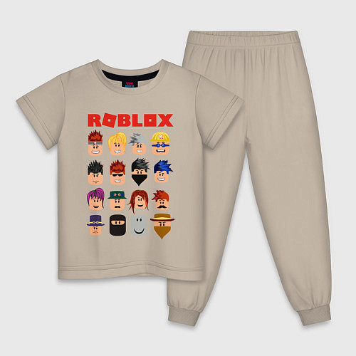 Детская пижама ROBLOX / Миндальный – фото 1