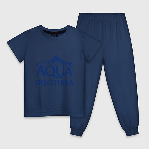 Детская пижама AQUADISCOTEKA / Тёмно-синий – фото 1