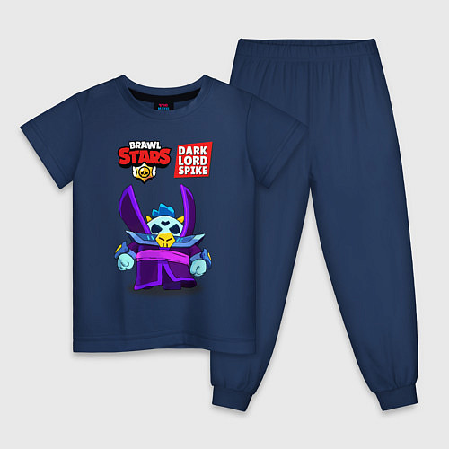 Детская пижама Dark Lord Spike / Тёмно-синий – фото 1