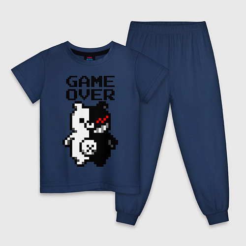 Детская пижама MONOKUMA GAME OVER / Тёмно-синий – фото 1
