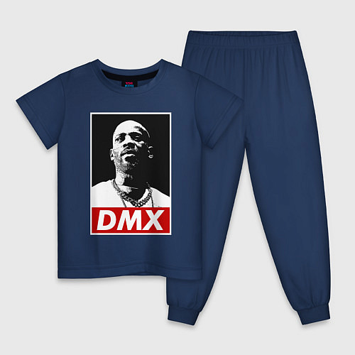Детская пижама Rapper DMX / Тёмно-синий – фото 1