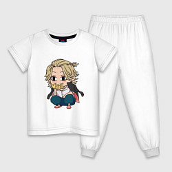 Пижама хлопковая детская Микки Мандзиро ЧИБИ, цвет: белый