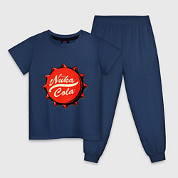 Пижама хлопковая детская Nuka Cola Fallout, цвет: тёмно-синий