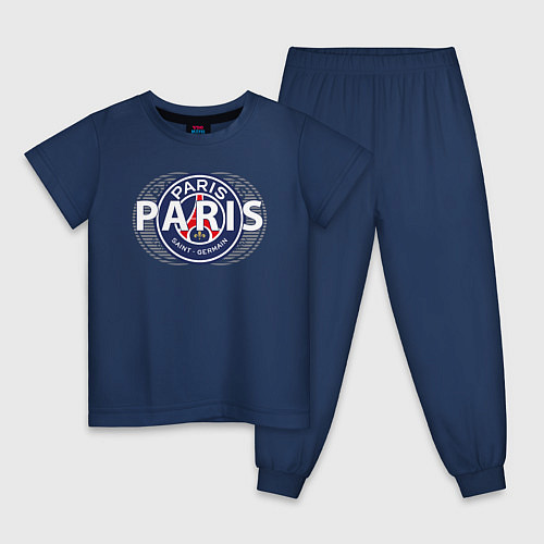 Детская пижама PSG Core Wordmark Graphic New 202223 / Тёмно-синий – фото 1