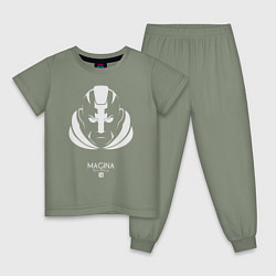Пижама хлопковая детская Anti-Mage из Доты 2 Magina, цвет: авокадо