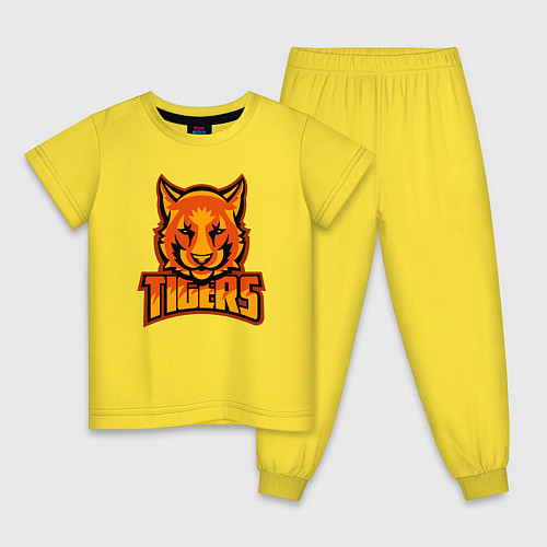 Детская пижама Tigers / Желтый – фото 1