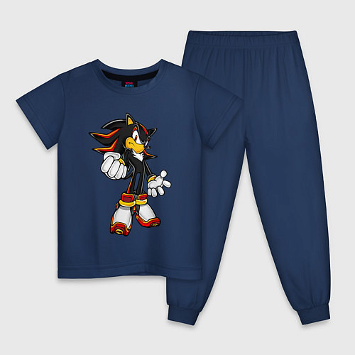 Детская пижама S Hedgehog / Тёмно-синий – фото 1