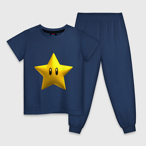 Детская пижама PowStar / Тёмно-синий – фото 1