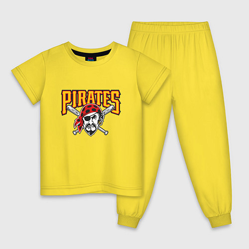 Детская пижама Pittsburgh Pirates - baseball team / Желтый – фото 1