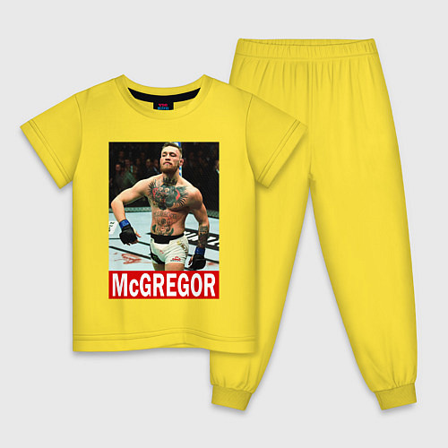 Детская пижама Конор МакГрегор McGregor / Желтый – фото 1