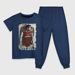Пижама хлопковая детская Arsenal, England, цвет: тёмно-синий