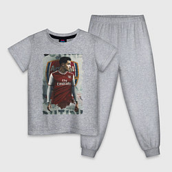 Пижама хлопковая детская Arsenal, England, цвет: меланж