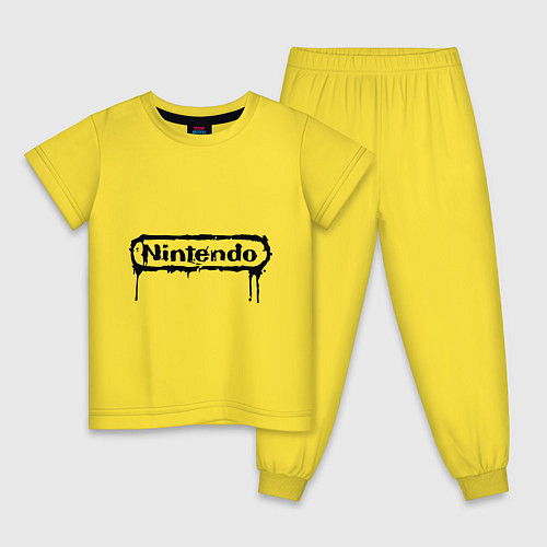 Детская пижама Nintendo streaks / Желтый – фото 1