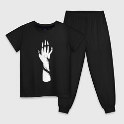 Пижама хлопковая детская Рука Токийского Гуля, цвет: черный