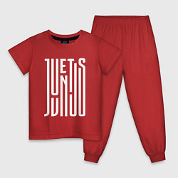 Пижама хлопковая детская ЮВЕНТУС - FS, цвет: красный