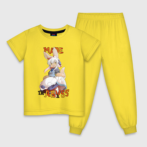 Детская пижама Nanachi abyss / Желтый – фото 1