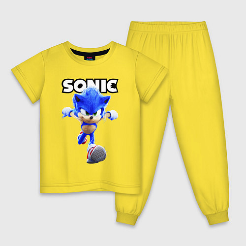 Детская пижама Sonic the Hedgehog 2 / Желтый – фото 1