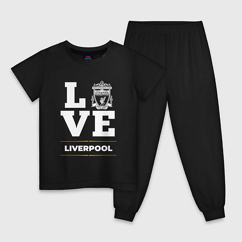 Детская пижама Liverpool Love Classic / Черный – фото 1